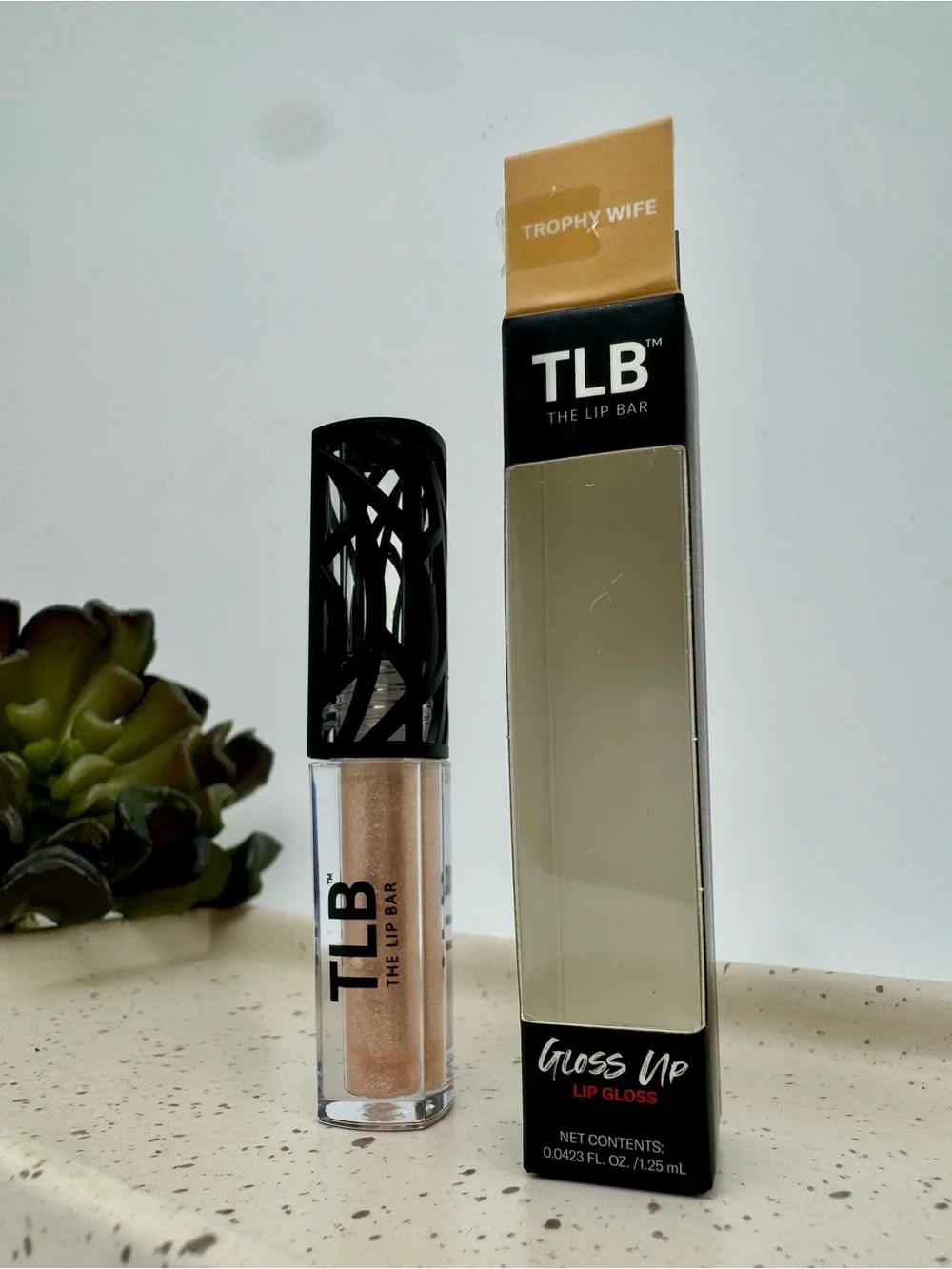 The Lip Bar Beauty Gloss Up Lip Gloss Trophy Wife - Vegan - New In BoX